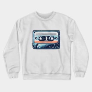 Retro Vibes: Vintage Cassette T-Shirt Crewneck Sweatshirt